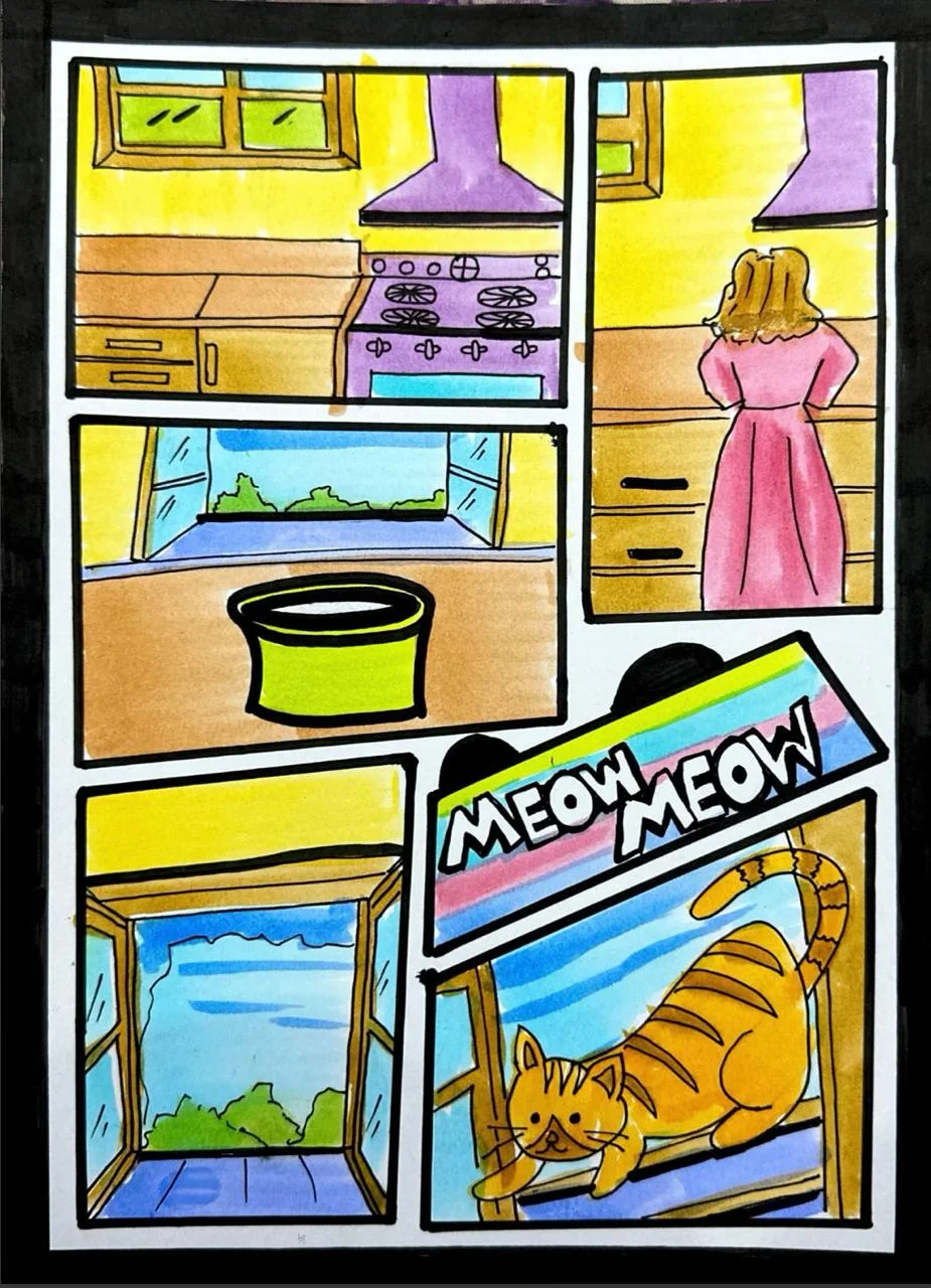 Blue Gold illustrated story, sequence 5