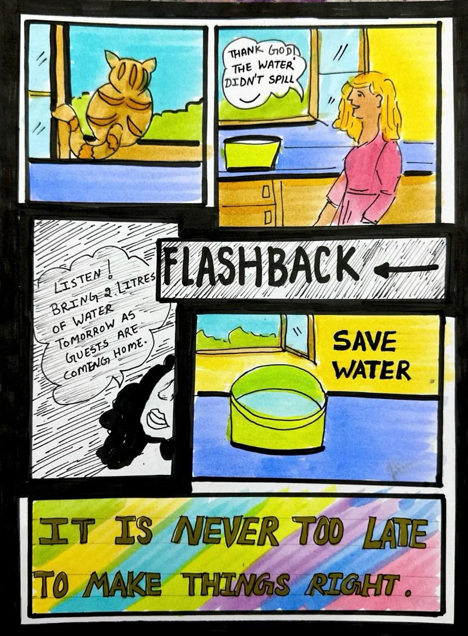Blue Gold illustrated story, sequence 6